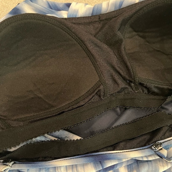 [US10]Miraclesuit Blue Waves Tankini Top - Picture 4 of 6